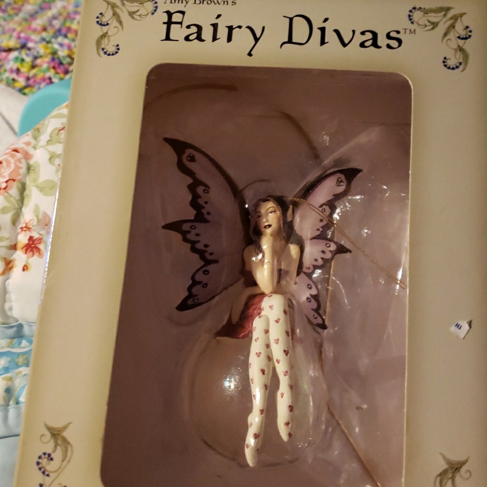 Very rare retired Amy Brown fairy Divas
